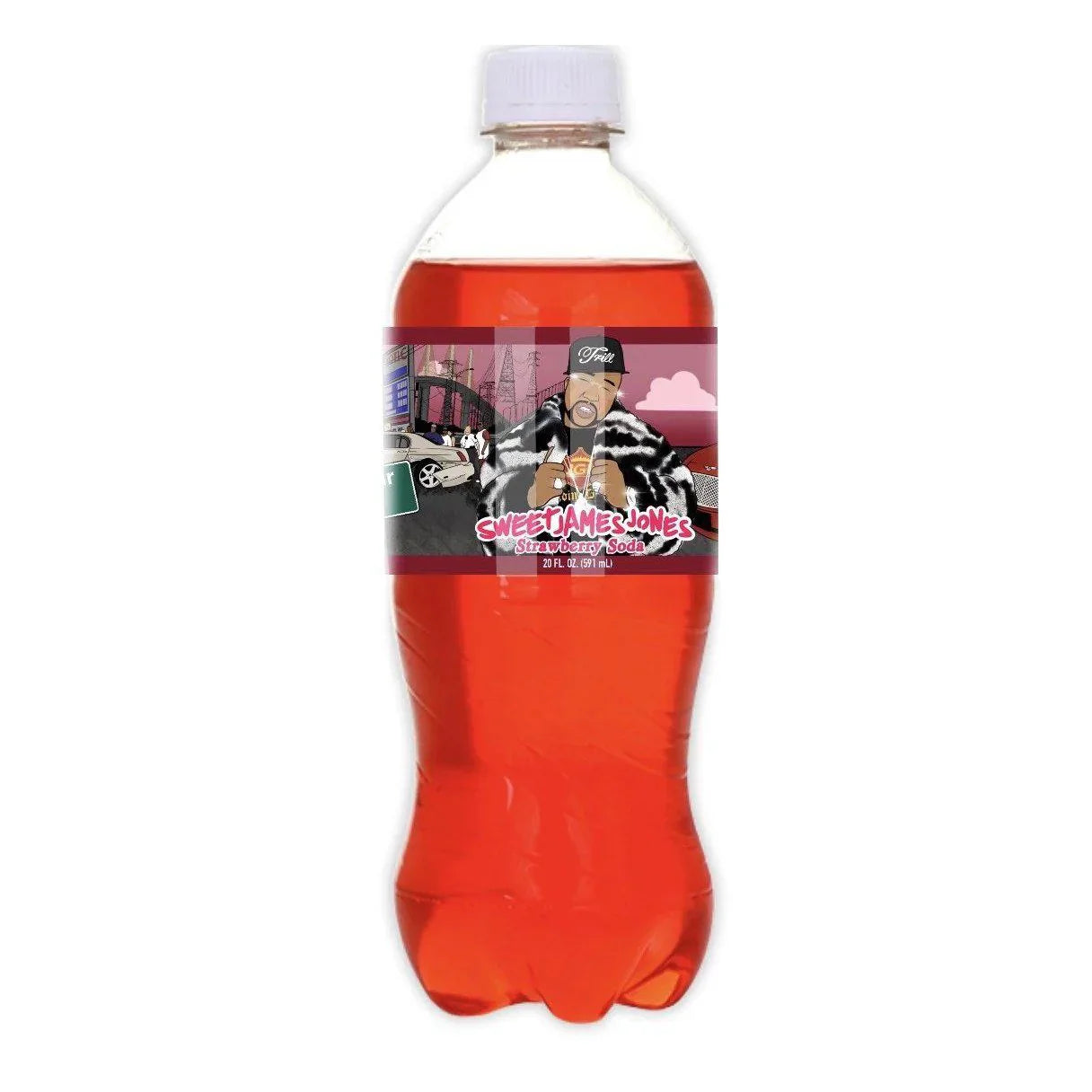 Exotic Pop Sweet James Strawberry Soda