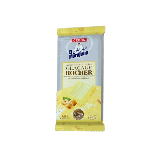 Tablette De Chocolat El Mordjene Chocolat Rocher Blanc