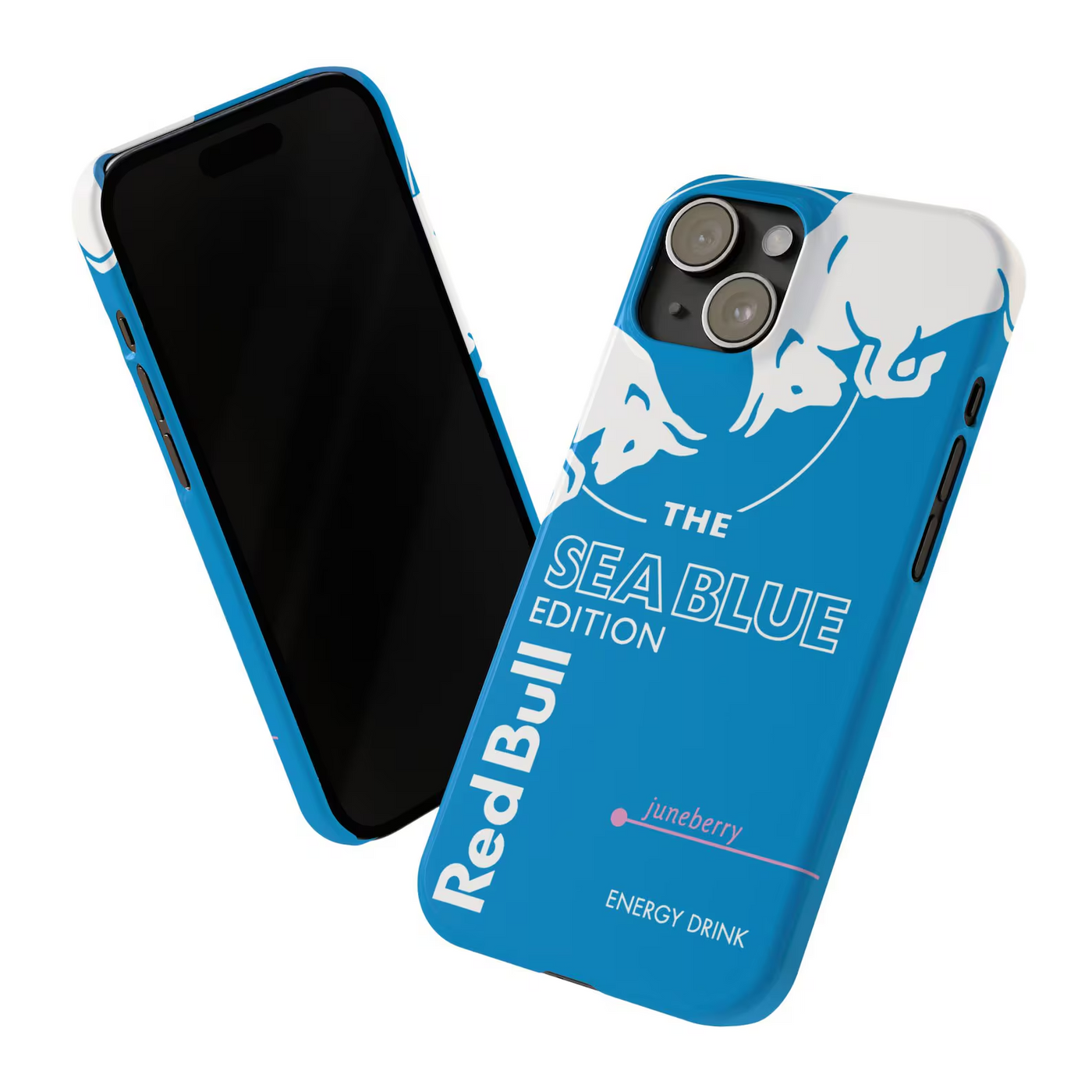Red Bull Sea Blue Juneberry Edition iPhone Case