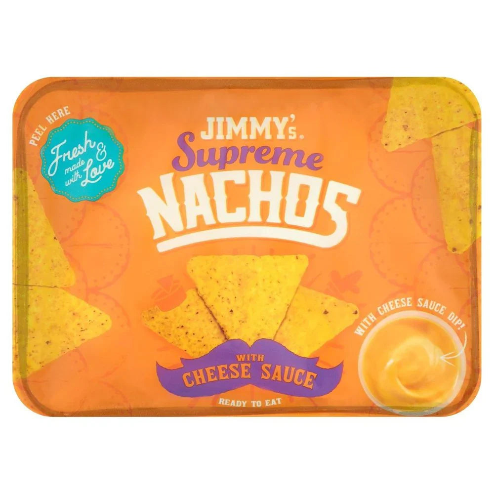 Nachos para llevar con queso de Jimmy