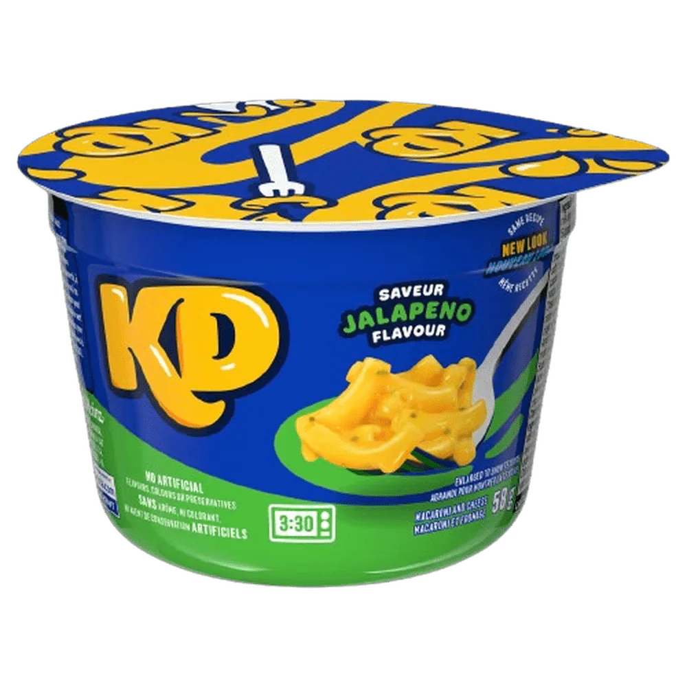 Taza de macarrones con queso y jalapeño Kraft