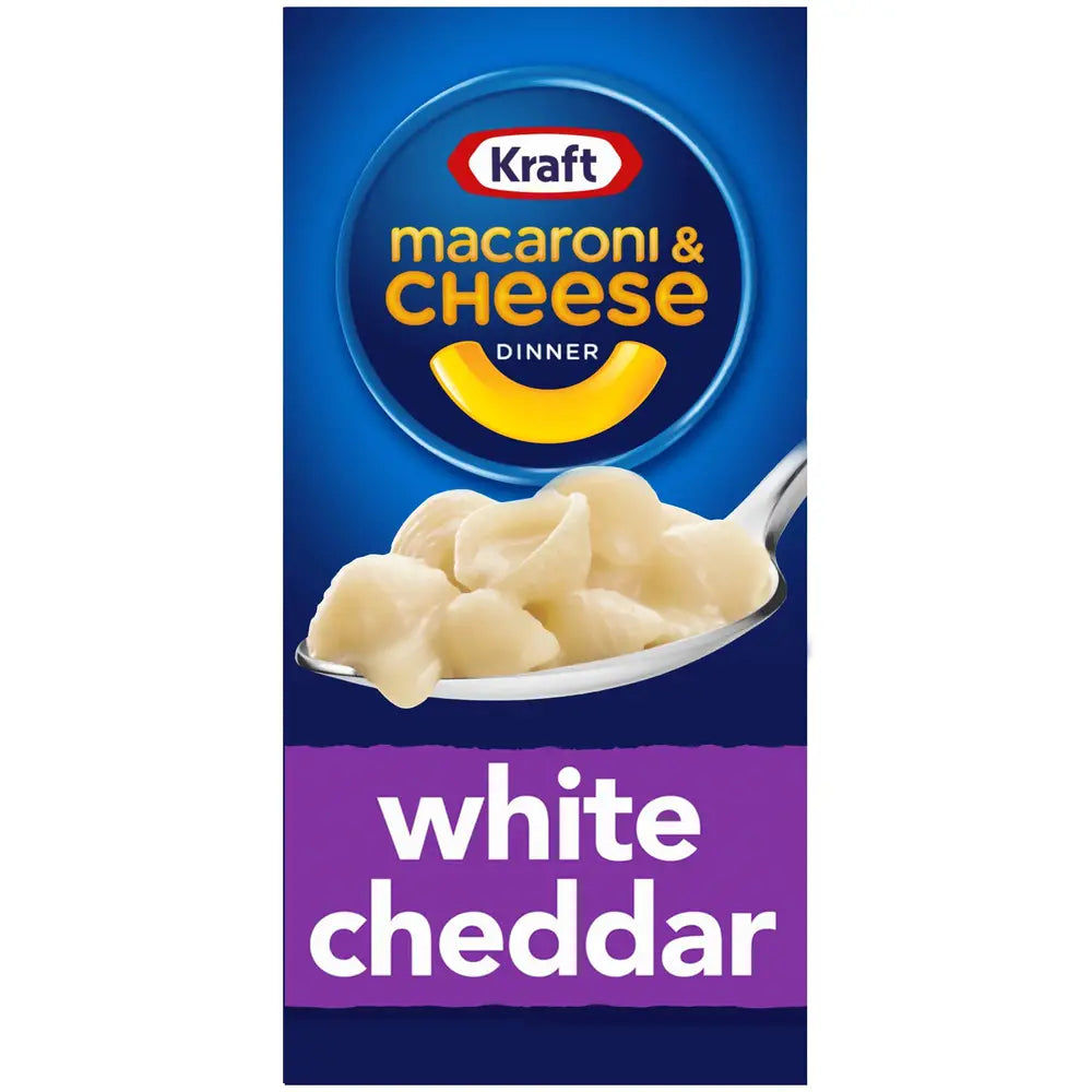 Macarrones con queso Kraft con queso cheddar blanco