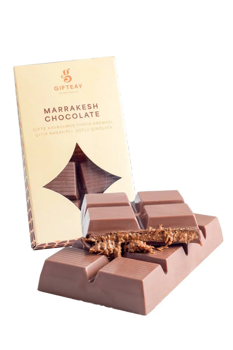 Dubai Chocolate: Double Roasted Hazelnut Cream &amp; Crispy Kadayif Milk Chocolate