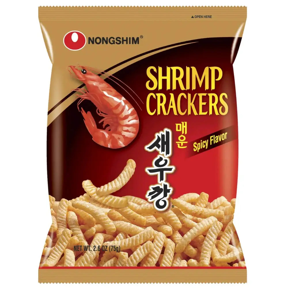Galletas de arroz Nongshim con camarones picantes